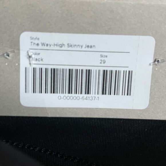 NEW Everlane The Way High Skinny Jeans‎ in Black Size 29 Reg - Picture 4 of 6